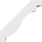 Ekena Millwork 5-in. W x 16-in. D x 16-in. H Copenhagen Architectural Grade PVC Knee Brace BRCP05X16X16CHG - alternate 3